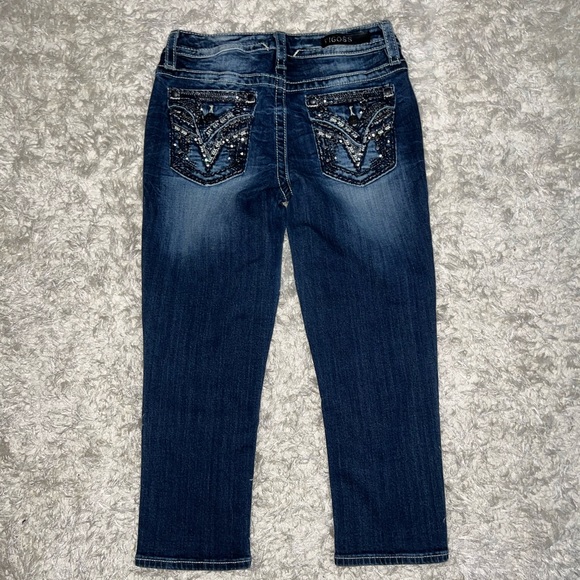 Women’s Vigoss Heritage Fit stitched denim capri size 4 length 21 - Picture 8 of 12